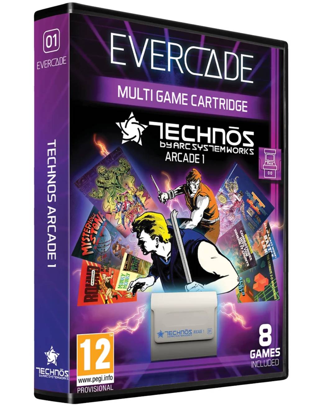 Blaze Evercade Technos Arcade Cartridge 1