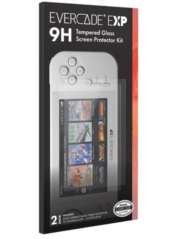 Blaze Evercade EXP Tempered Glass Screen Protector