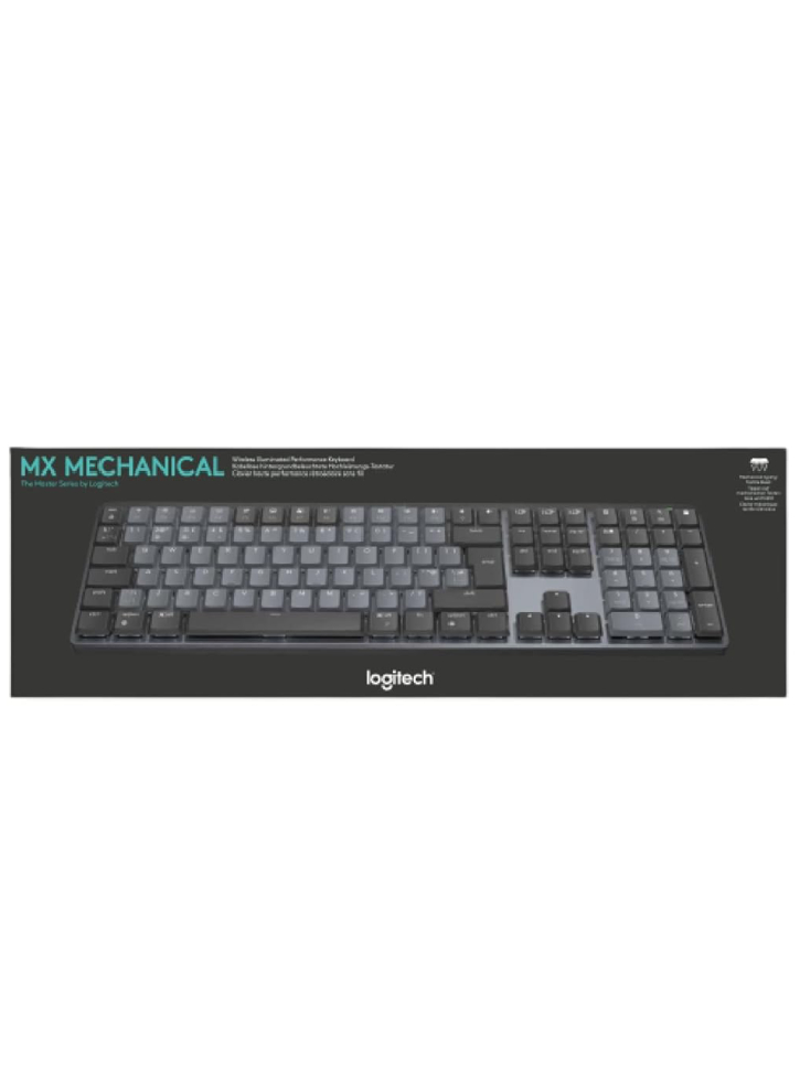 Tastatura Logitech MX Mechanical Wireless Illuminated Nordic Clicky Switch