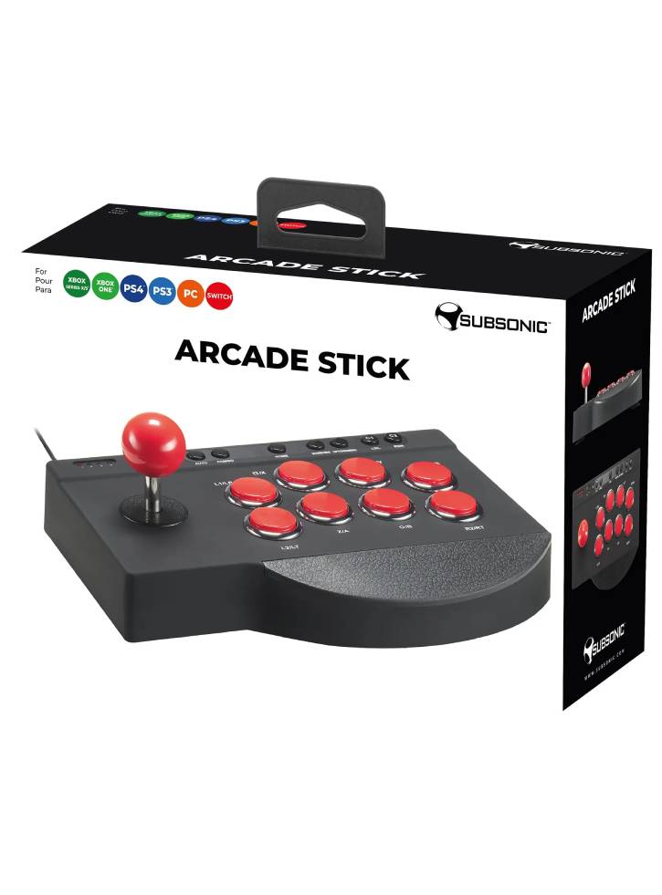 Subsonic Arcade Stick - PS4/PS3/Xbox/Pc/Switch