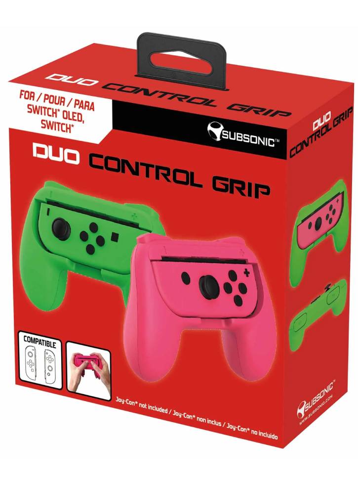 Controllere Subsonic Duo Grip Colorz Pink & Green (Lite/Oled) - Nintendo Switch