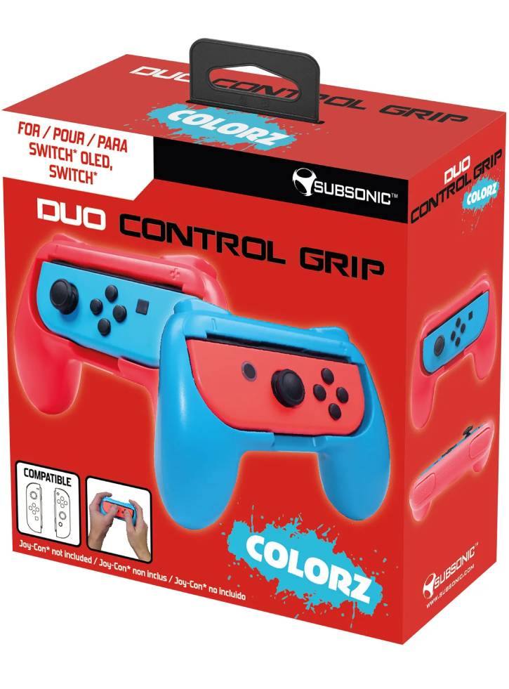 Controllere Subsonic Duo Grip Colorz Red & Blue (Lite/Oled) - Nintendo Switch