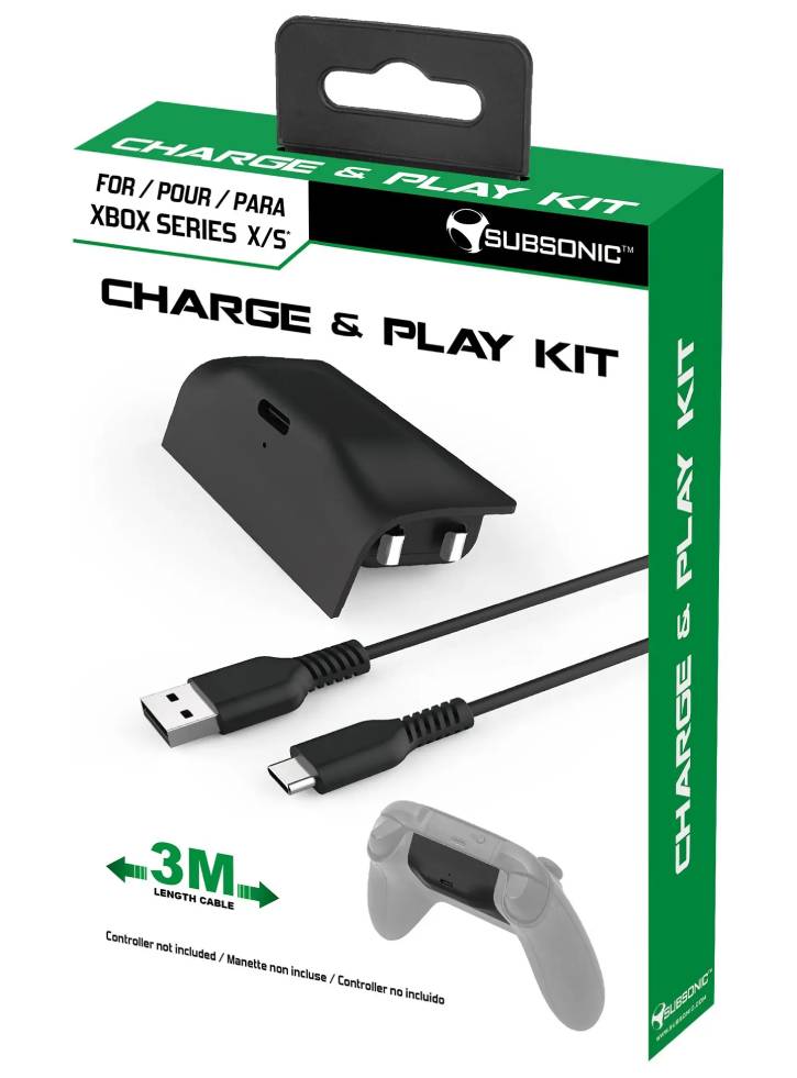 Subsonic Charge & Play Kit - Xbox One