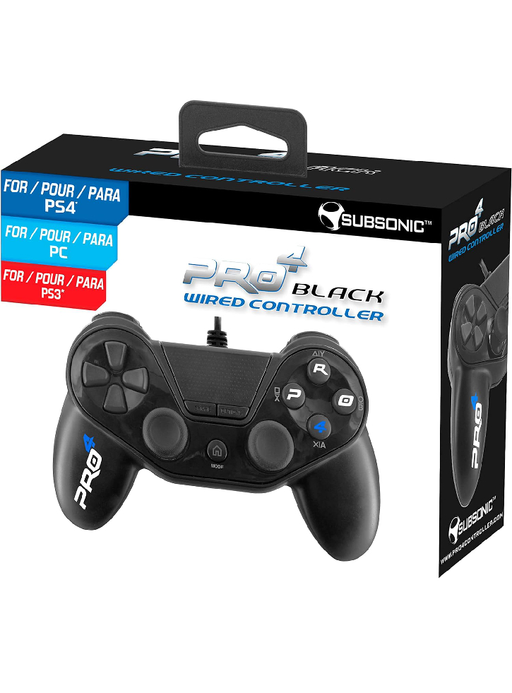 Controller Subsonic Pro4 Wired Black - Playstation 4