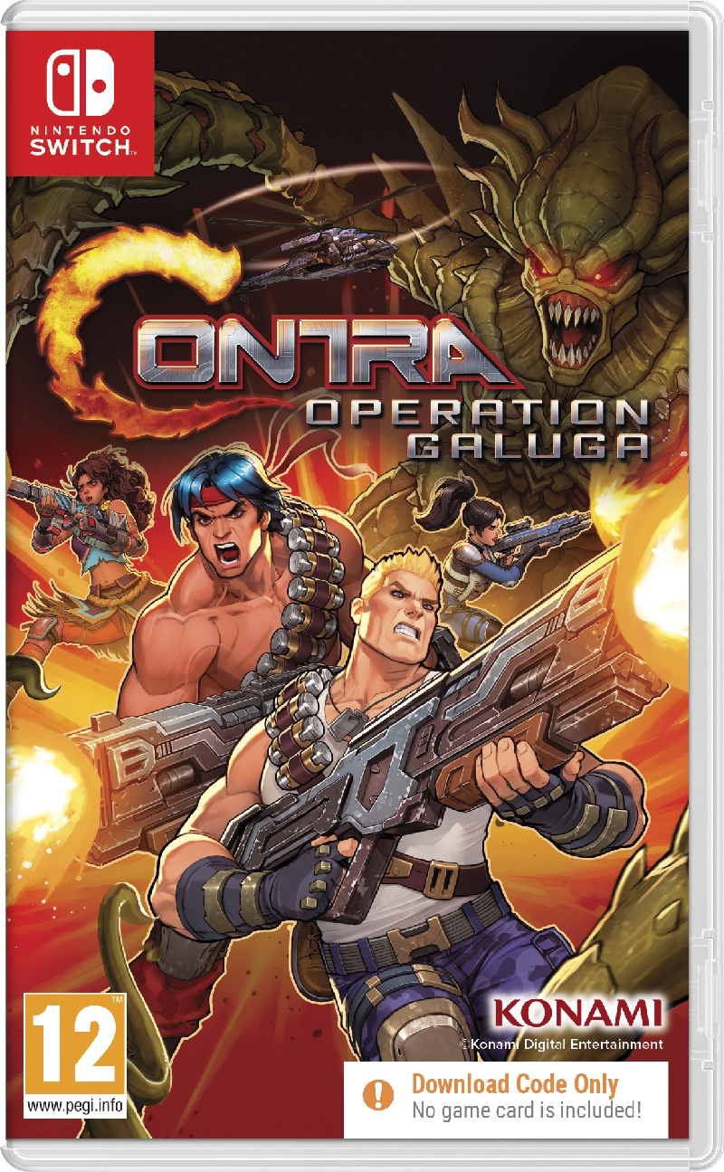 Contra Operation Galuga (Code in a Box) - Nintendo Switch