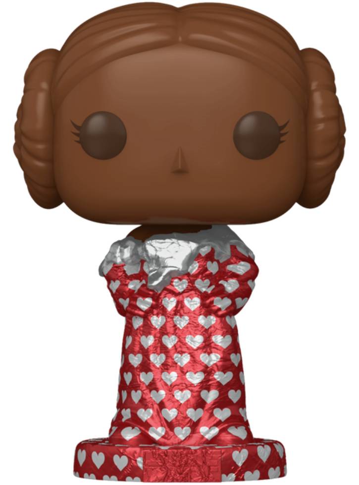 Figurina Funko Pop Disney Star Wars Valentines Day 2024 Princess Leia (Valentine Chocolate) #676 Bobble-Head
