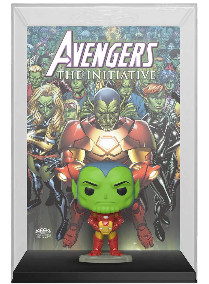 Figurina Funko Pop Comic Covers Marvel Avengers The Initiative Skrull As Iron Man #16