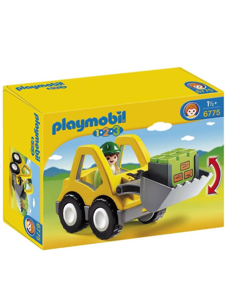 Playmobil 1.2.3 Wheel Loader (6775)
