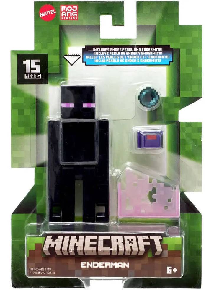 Figurina Minecraft 15th Anniversary Enderman