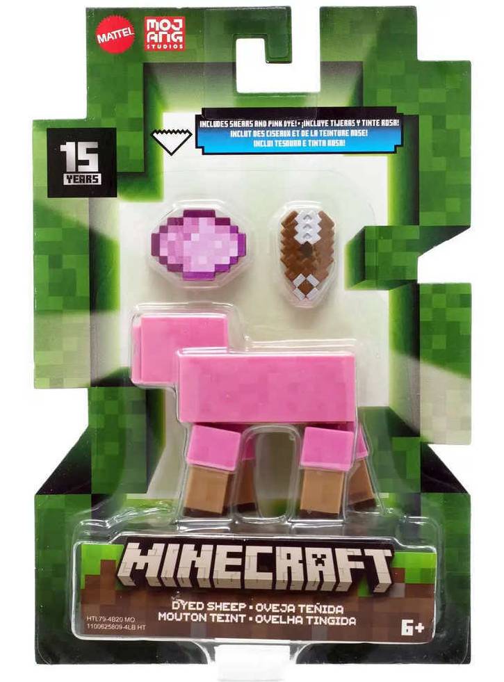 Figurin Minecraft 15th Anniversary Dyed Sheep