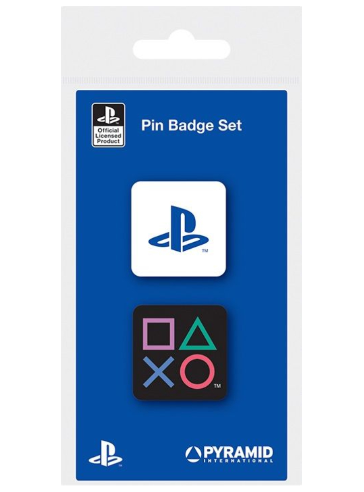 Set Playstation (Shapes) Enamel Pin Badge