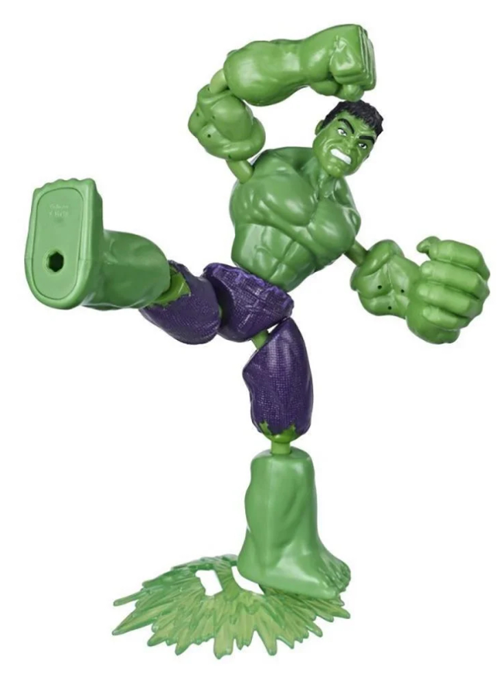 Figurina Avengers Bend and Flex Hulk 15cm (E7871)
