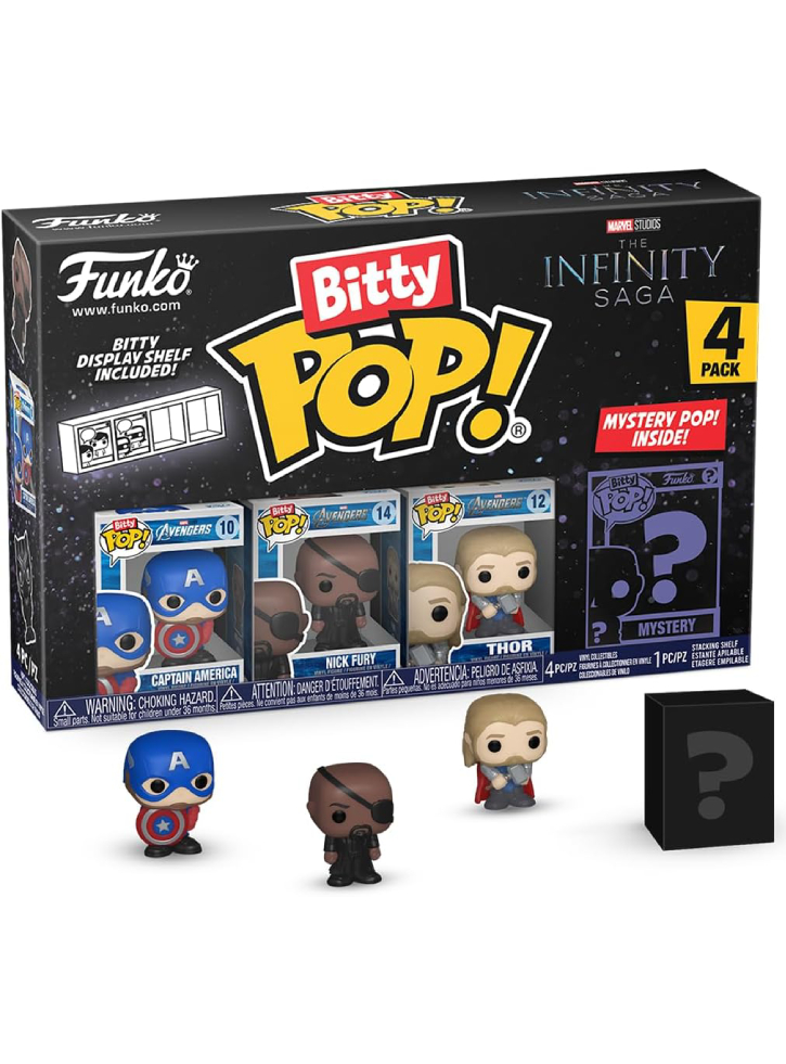 Figurine Funko Bitty Pop 4-Pack Marvel The Infinity Saga Captain America