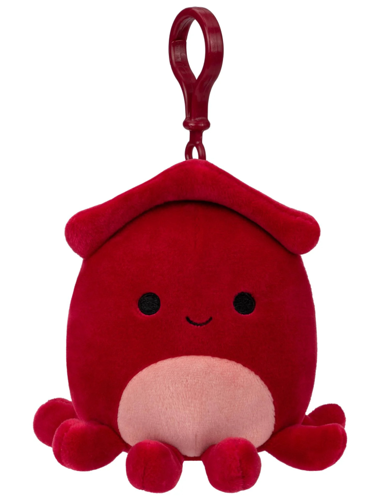 Plus Squishmallows P17 Clip On Altman the Squid 9cm
