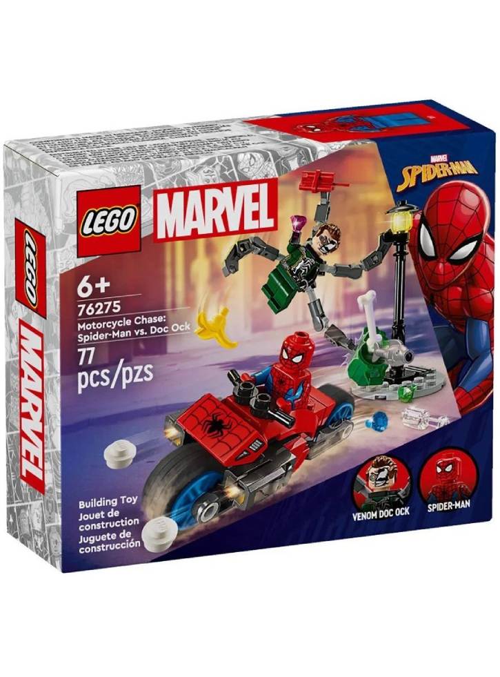 LEGO Super Heroes Motorcycle Chase Spider-Man vs Doc Ock (76275)