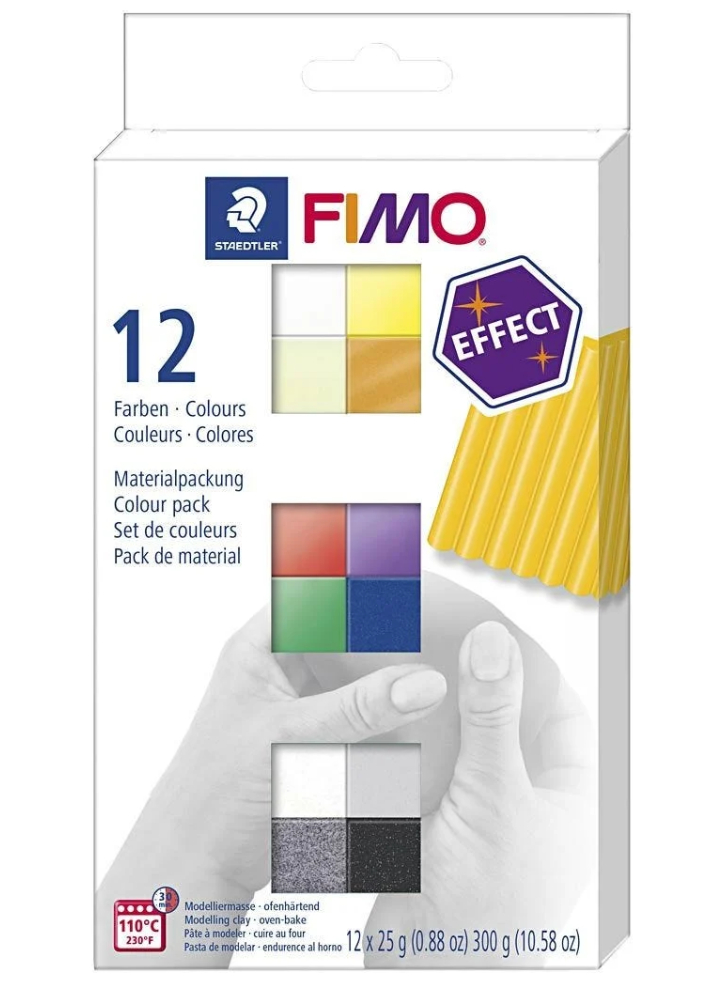 Plastilina FIMO Effect 12 Colours (78330)