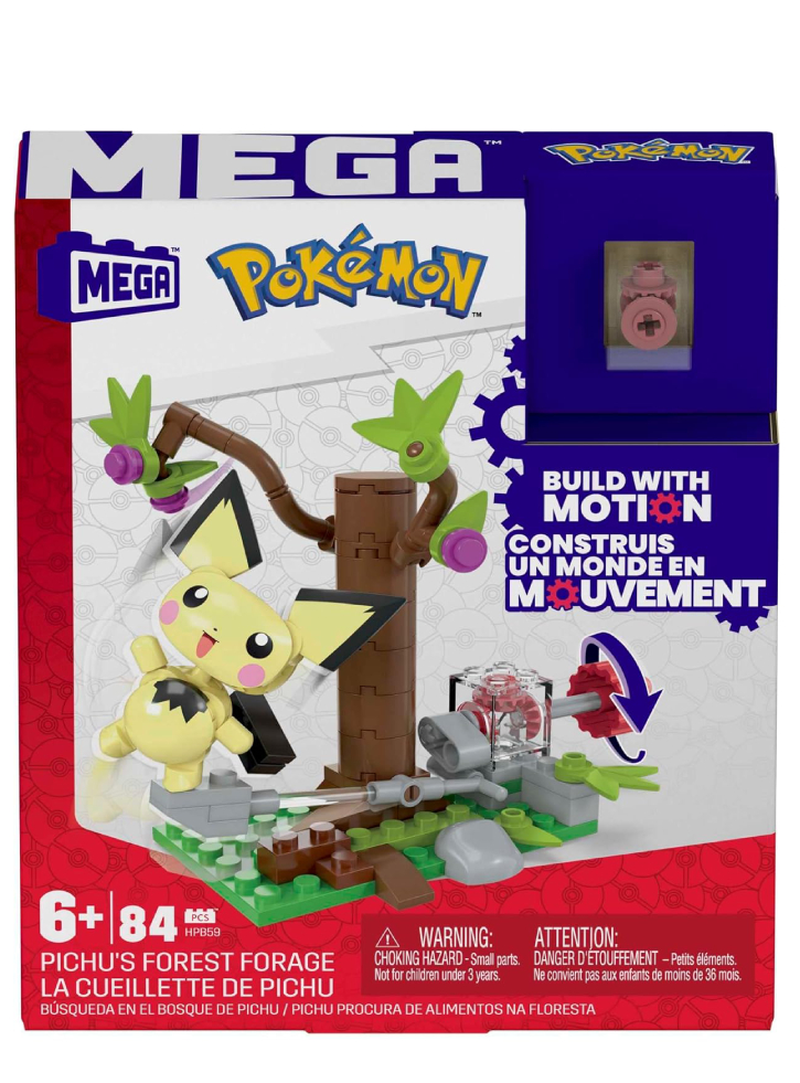 Mattel Mega Pokemon Adventure Builder Pichus Forest Forage (HPB59)
