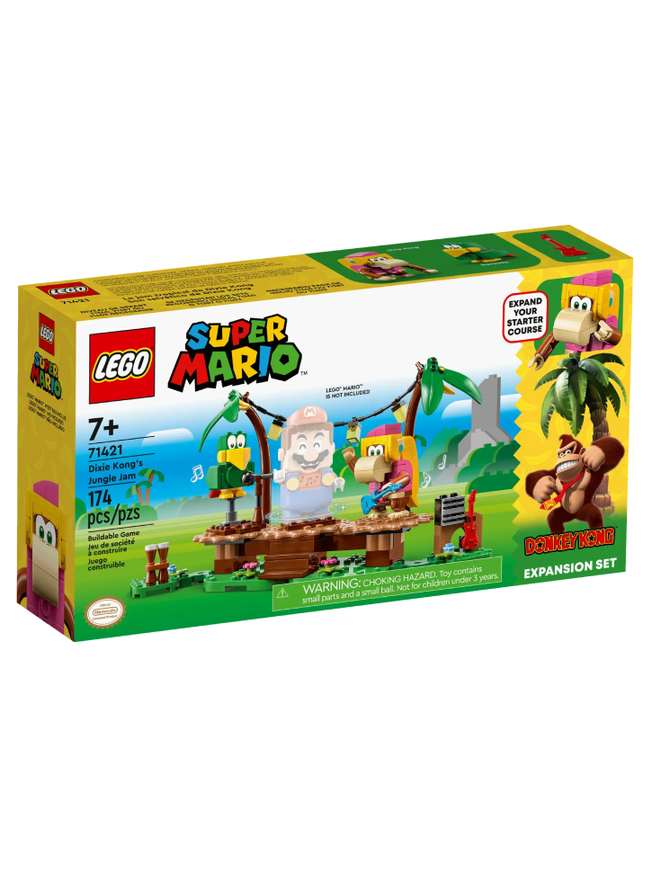 LEGO(r) Super Mariotm Dixie Kong's Jungle Jam Expansion Set (71421)