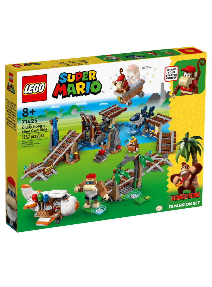 LEGO(r) Super Mariotm Diddy Kongs Mine Cart Ride Expansion Set (71425)