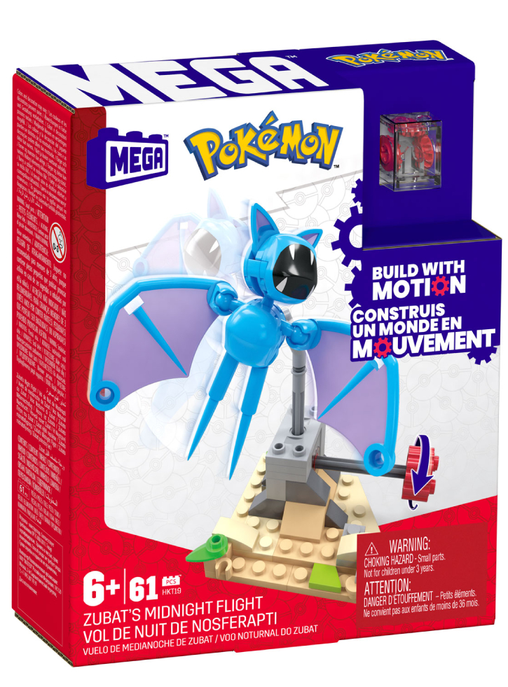 Mega Pokemon Adventure Builder Zubats Midnight Flight (HKT19)