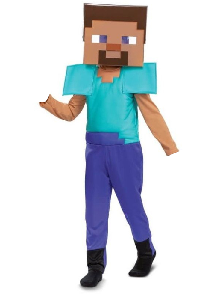 Costum Disguise Minecraft Steve (116 cm)