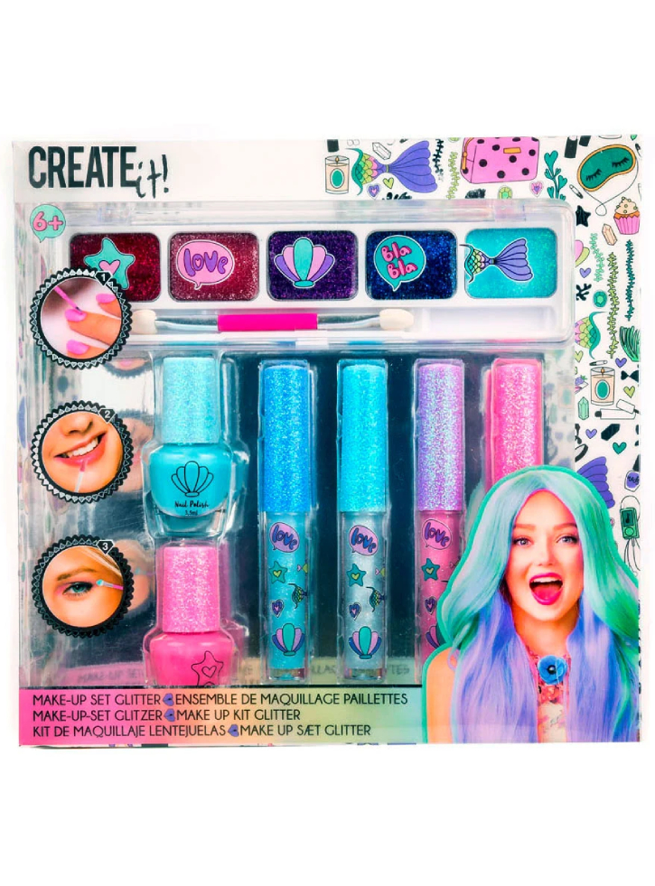 Set CREATE IT! Makeup Glitter Mermaid 7 pk (84141)