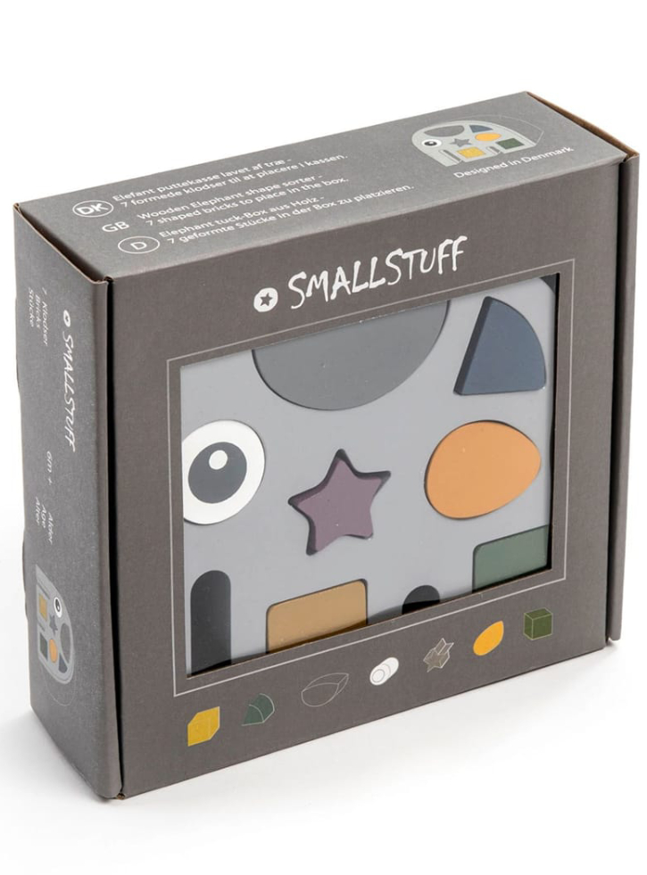 Smallstuff Wooden Elephant Sorter Nature