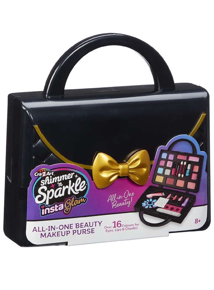 Shimmer and Sparkle InstaGlam Cosmetic Purse Black (40-00623)