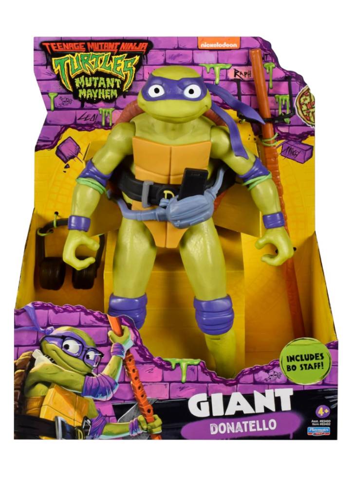 Figurina Turtles Mutant Mayhem Giant Movie Donatello 30cm