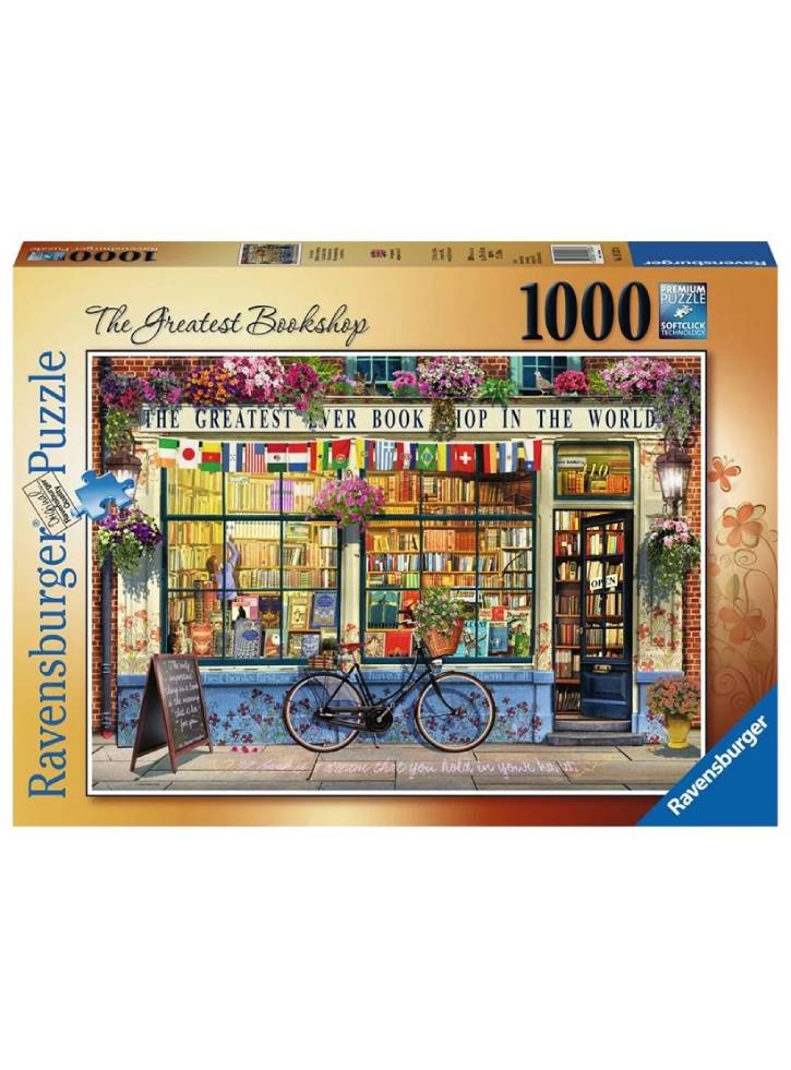 Puzzle Ravensburger The Greatest Bookshop 1000 pc (10215337)