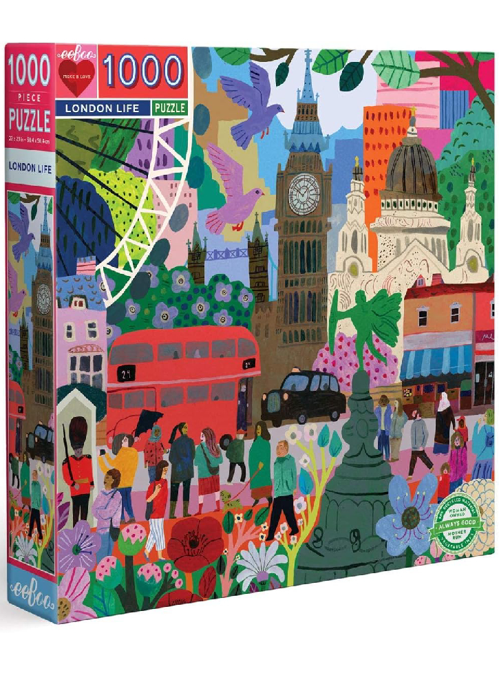 Puzzle eeBoo London Life 1000pc (EPZTLDL)