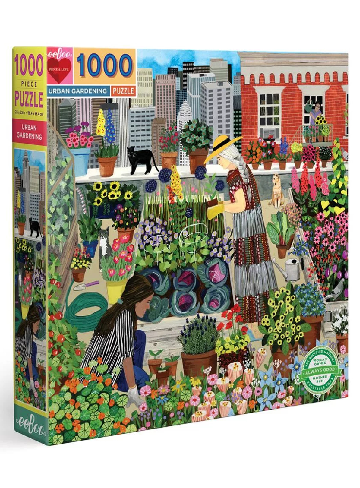 Puzzle eeBoo Urban Gardening 1000pc (EPZTUBG)