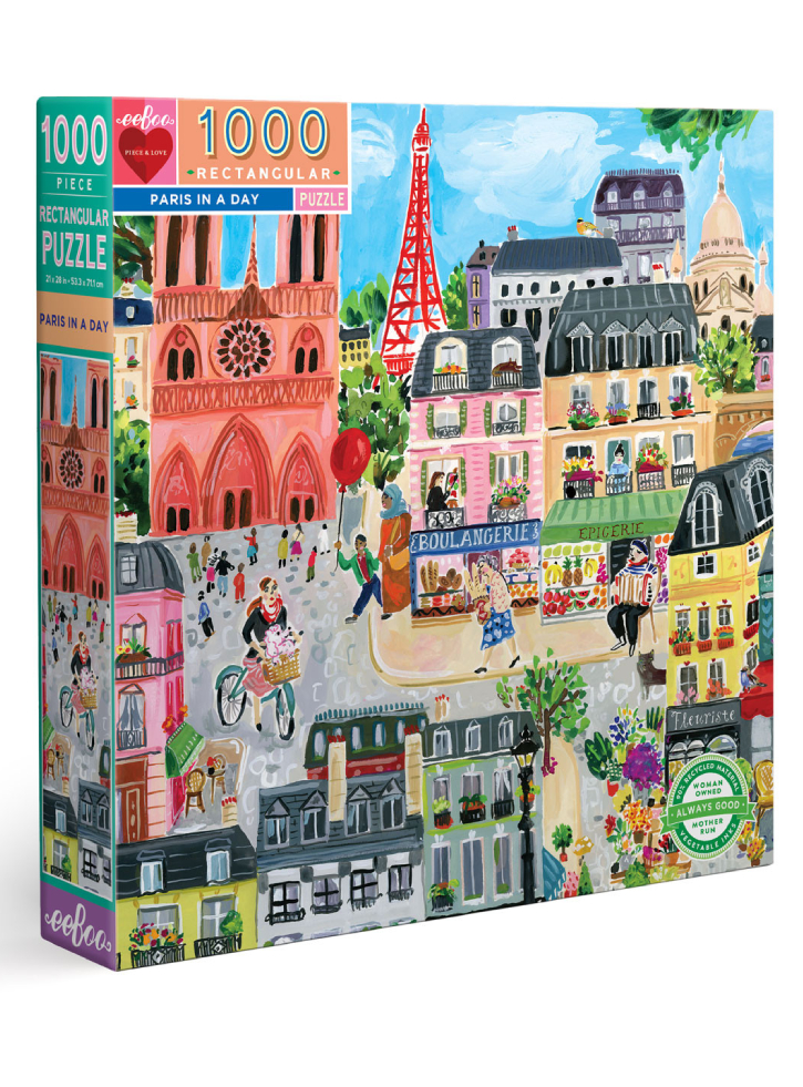 Puzzle eeBoo Paris in a Day 1000pc (EPZTPD2)