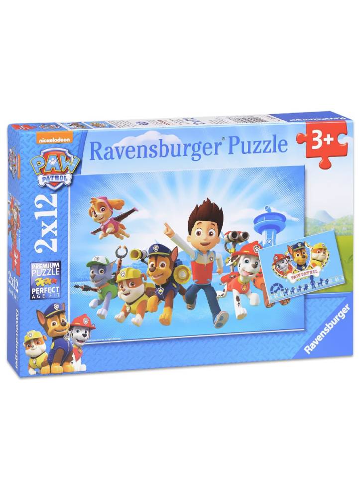 Puzzle Ravensburger Paw Patrol 2x12 (10107586)