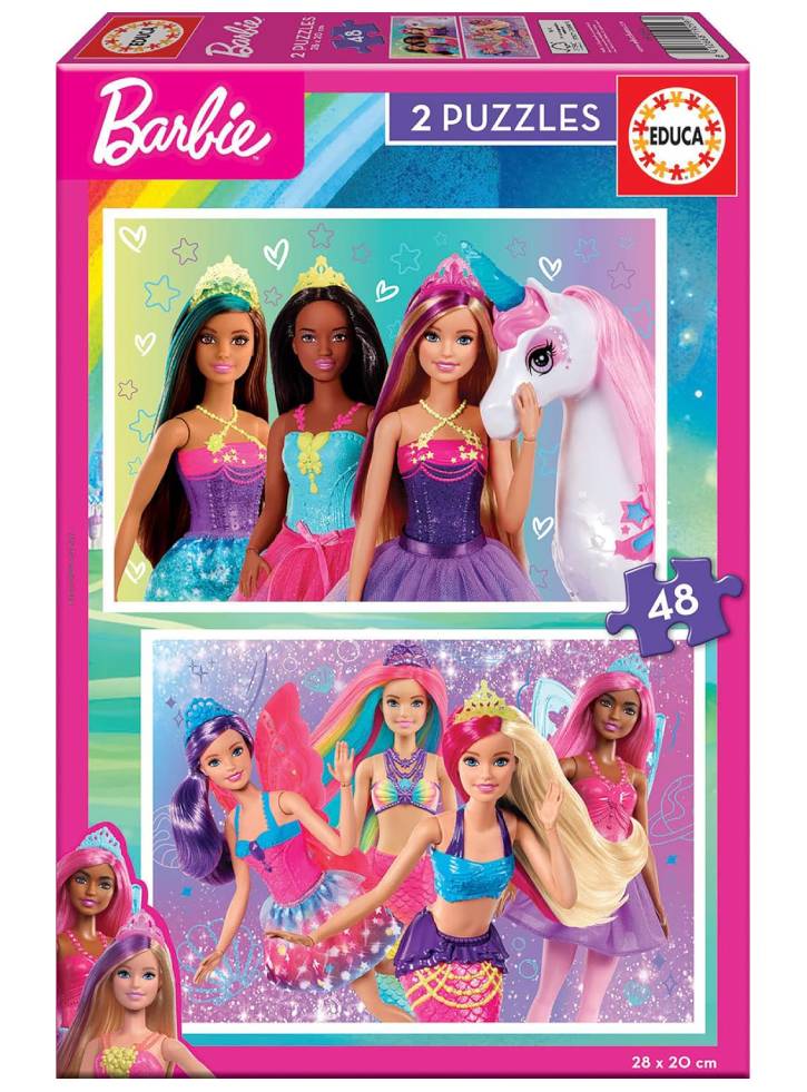 Puzzle Educa Barbie 2 - 2x48 (80-19299)