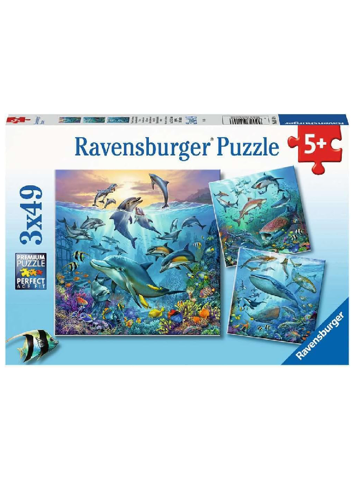 Puzzle Ravensburger Ocean Life 3x49pc (05149)