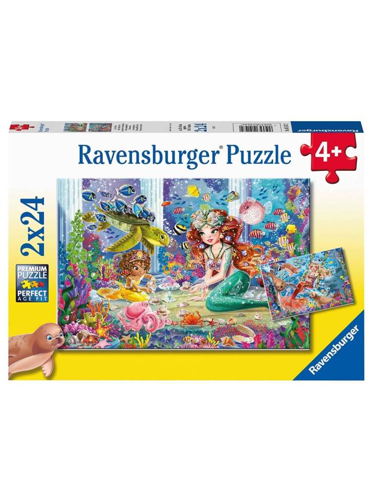 Puzzle Ravensburger Mermaid Tea Party 2x24pc (05147)