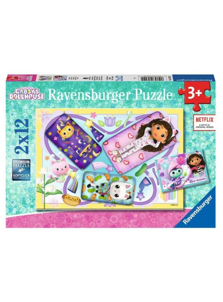 Puzzle Ravensburger Gabby's Dollhouse 2x12pc (10105709)