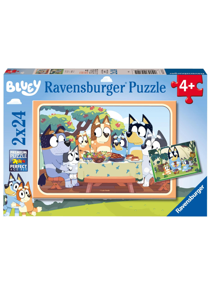 Puzzle Ravensburger Bluey 2x24pc (10105711)