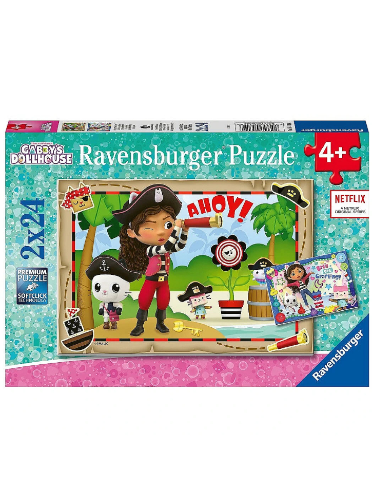 Puzzle Ravensburger Gabby's Dollhouse 2x24pc (10105710)