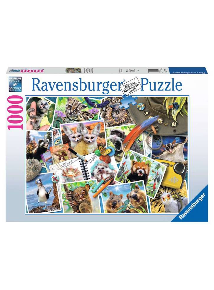 Puzzle Ravensburger Travellers Animal Journal 1000pc (10217322)