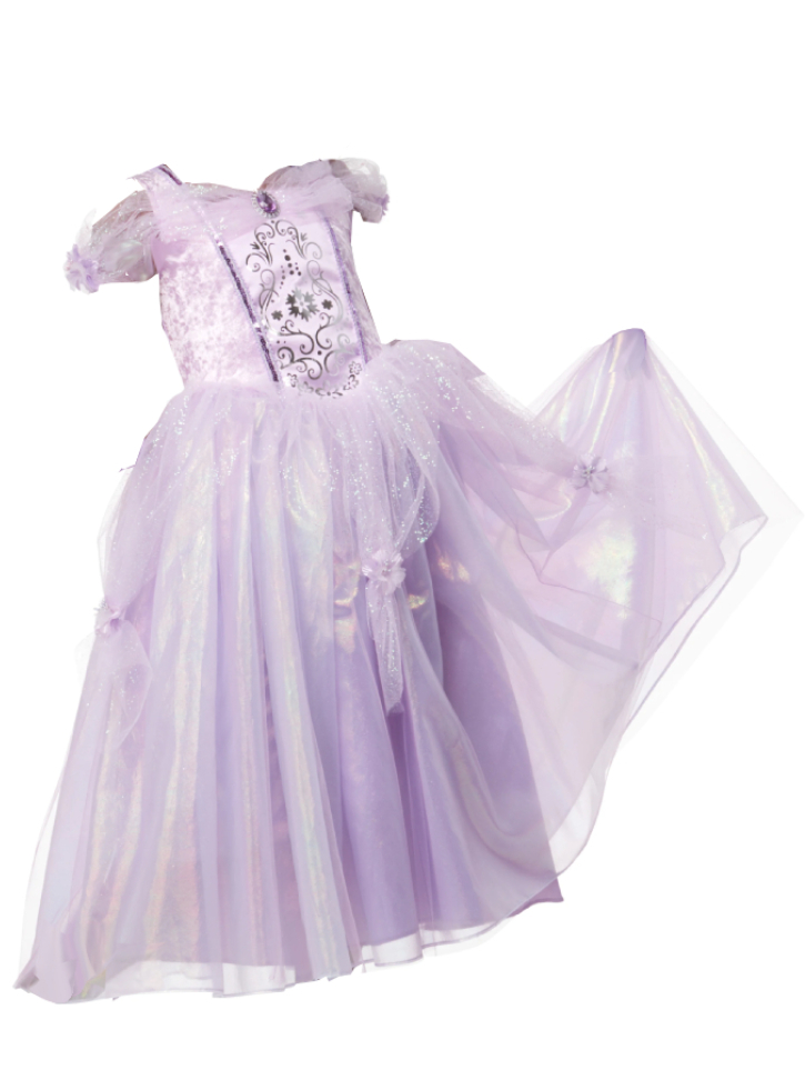 Costum Rubies Deluxe Dress Lavender Princess (116 cm)