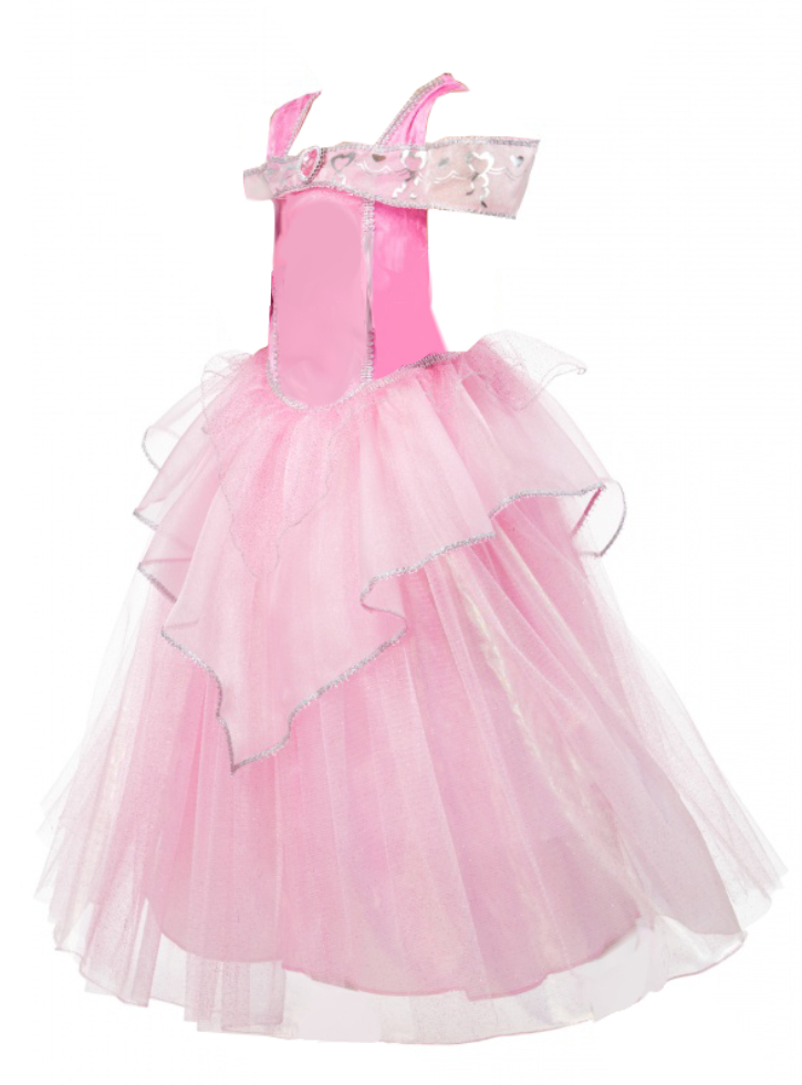 Costum Rubies Deluxe Dress Pink Princess (116 cm)