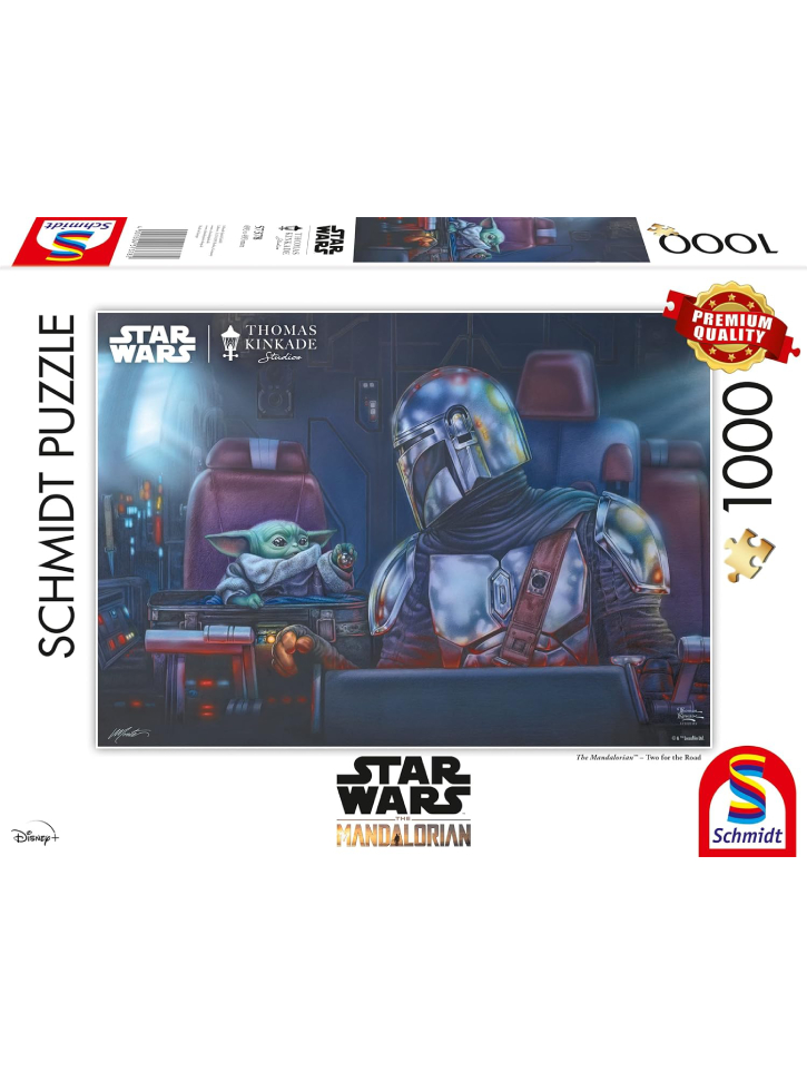 Puzzle Schmidt Thomas Kinkade Star Wars The Mandalorian Two for the Road 1000pc (SCH7378)