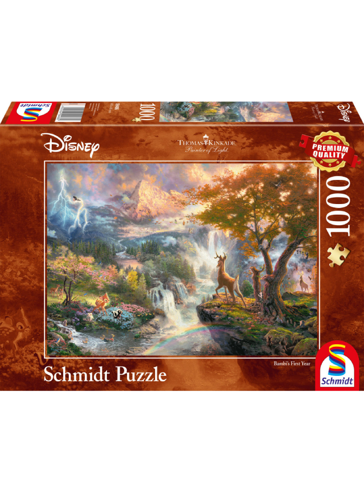Puzzle Schmidt Thomas Kinkade Disney Bambi 1000pc (SCH4862)