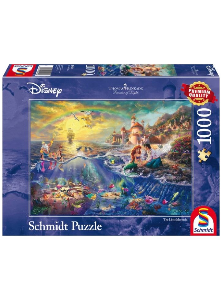 Puzzle Schmidt Thomas Kinkade Disney The Little Mermaid Ariel 1000pc (SCH4794)