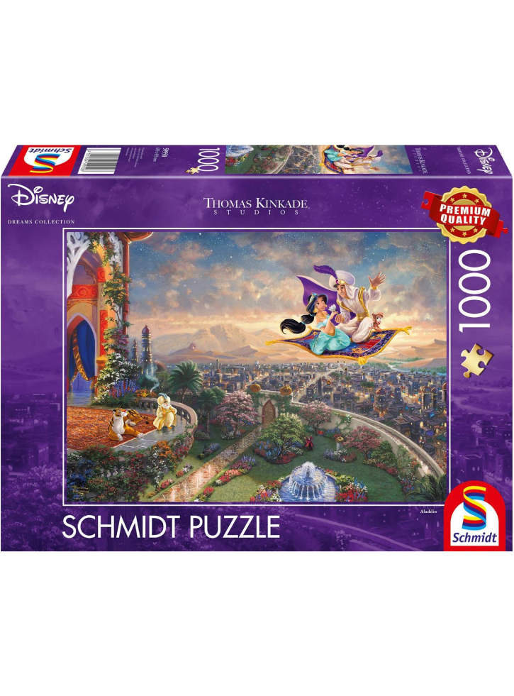 Puzzle Schmidt Thomas Kinkade Disney Aladdin 1000pc (SCH9508)