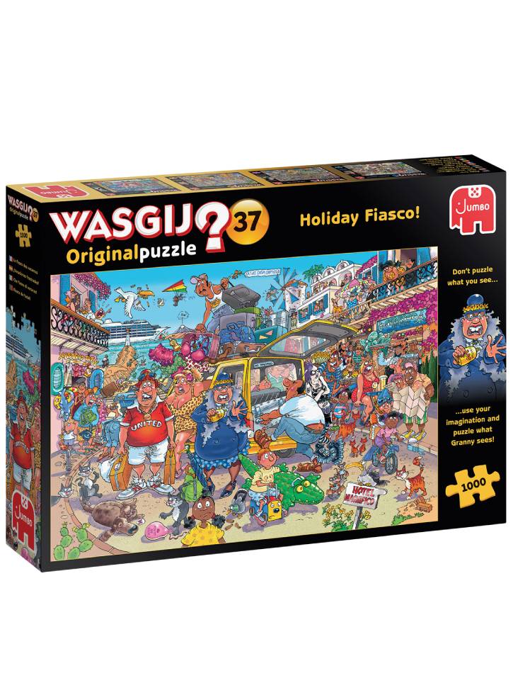Puzzle Wasgij Original #37 Holiday Fiasco 1000pc (JUM5004)