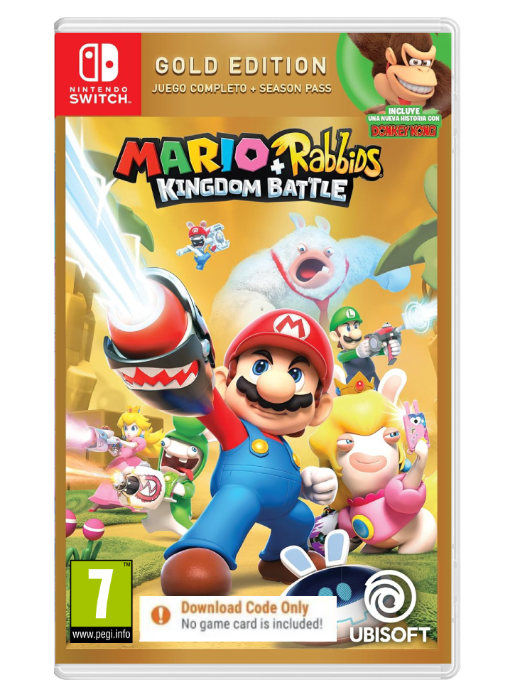 Mario + Rabbids Kingdom Battle Gold Edition (Code in Box) - Nintendo Switch