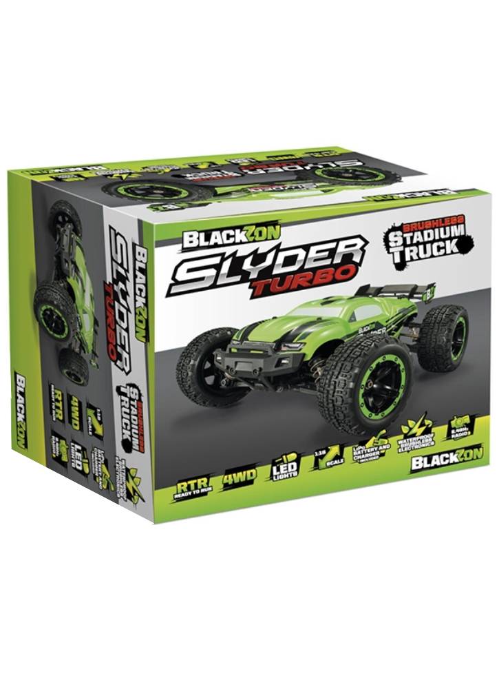 Blackzon Slyder ST Turbo 1/16 4WD 2S Brushless Green (540202)